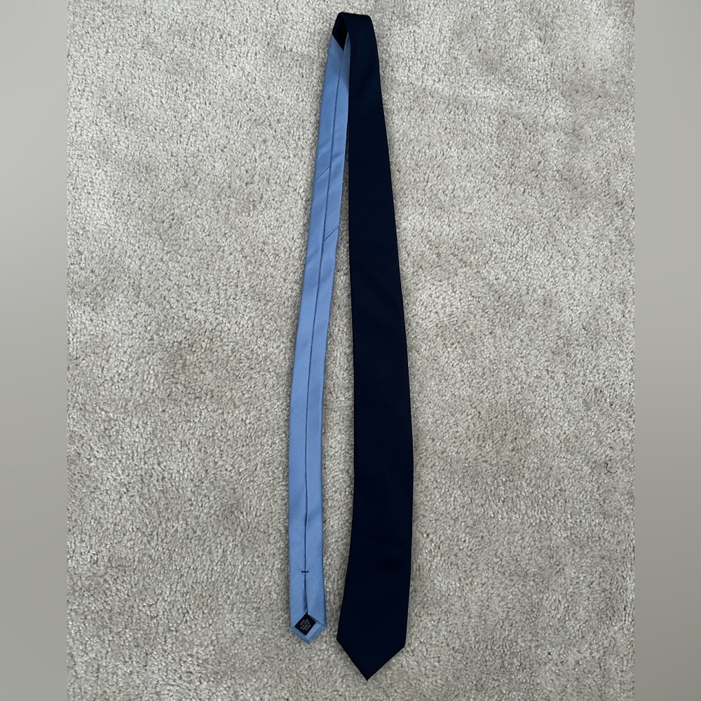 Tommy Hilfiger Navy Blue Men’s Necktie 100% Silk